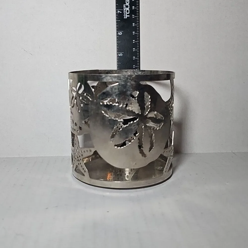 Lot Of 6 Glass Jar Candle Holders Different Styles And Sizes